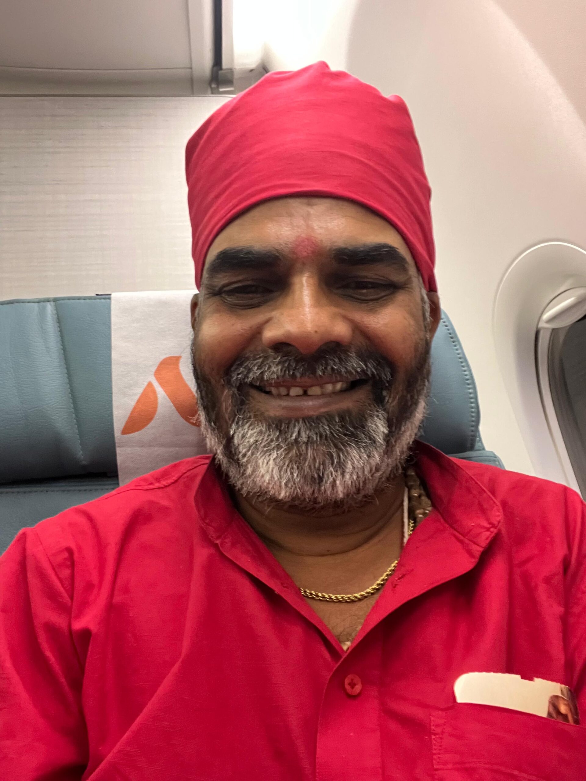 SHREE SHREE 1008 LAL BABA PHOTO IN FLIGHT