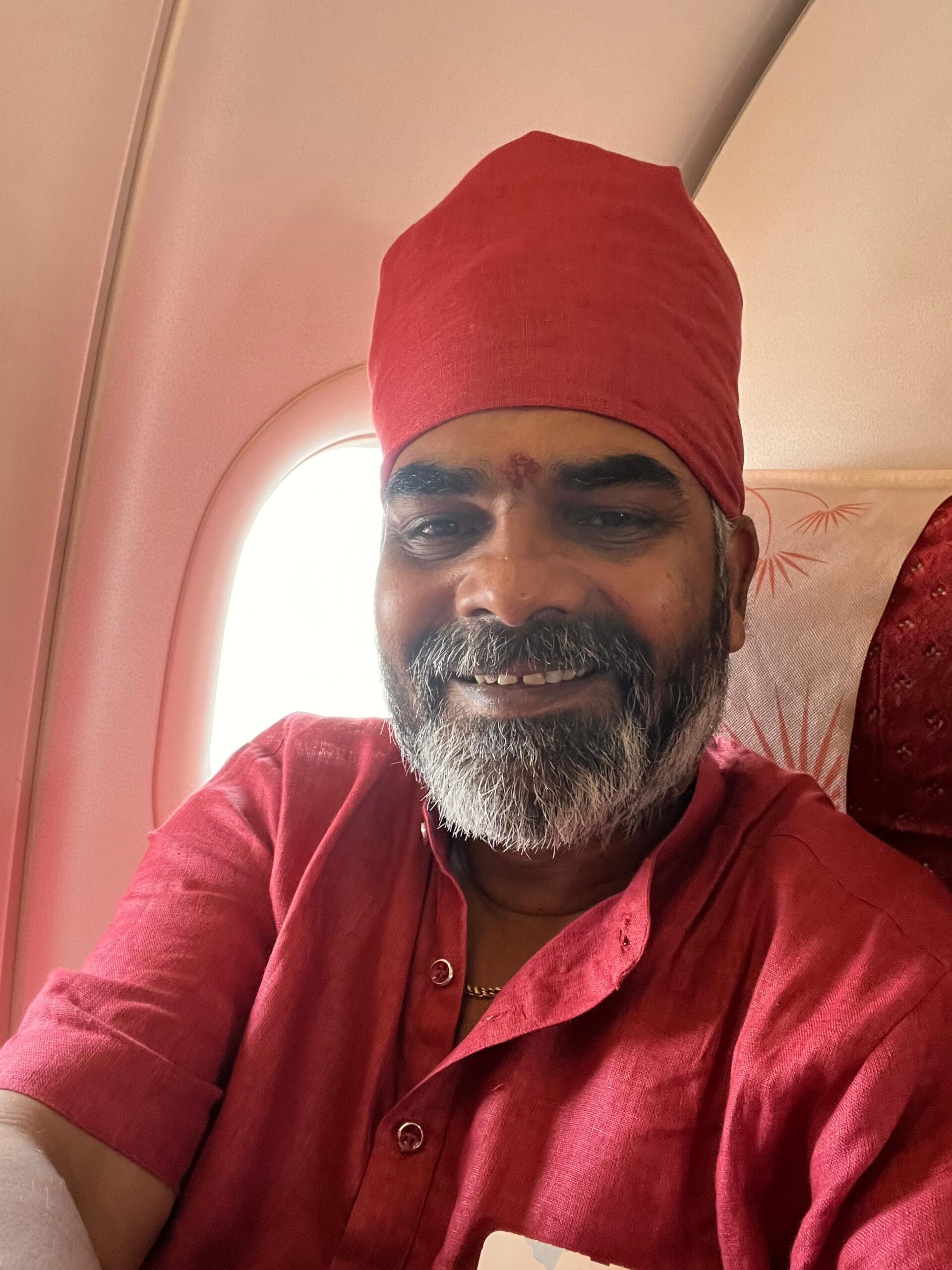 SHREE SHREE 1008 LAL BABA PHOTO IN FLIGHT