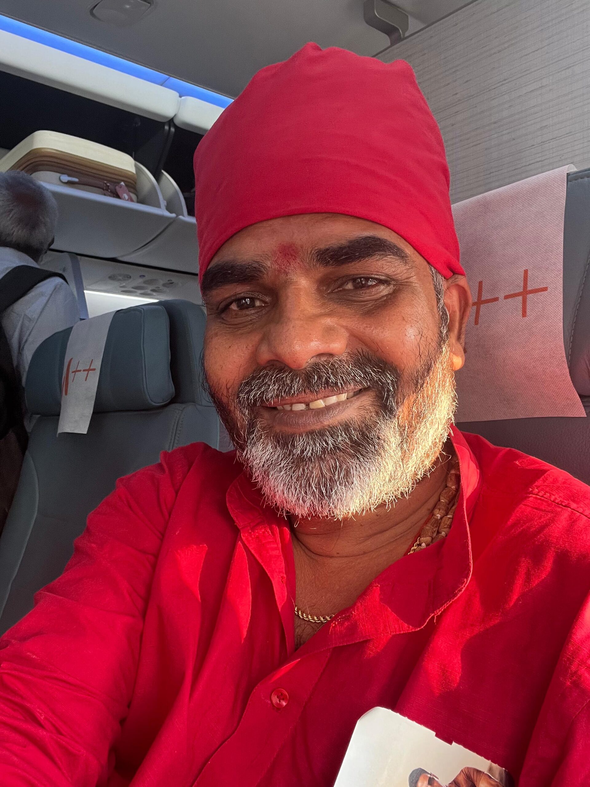 SHREE SHREE 1008 LAL BABA PHOTO IN FLIGHT